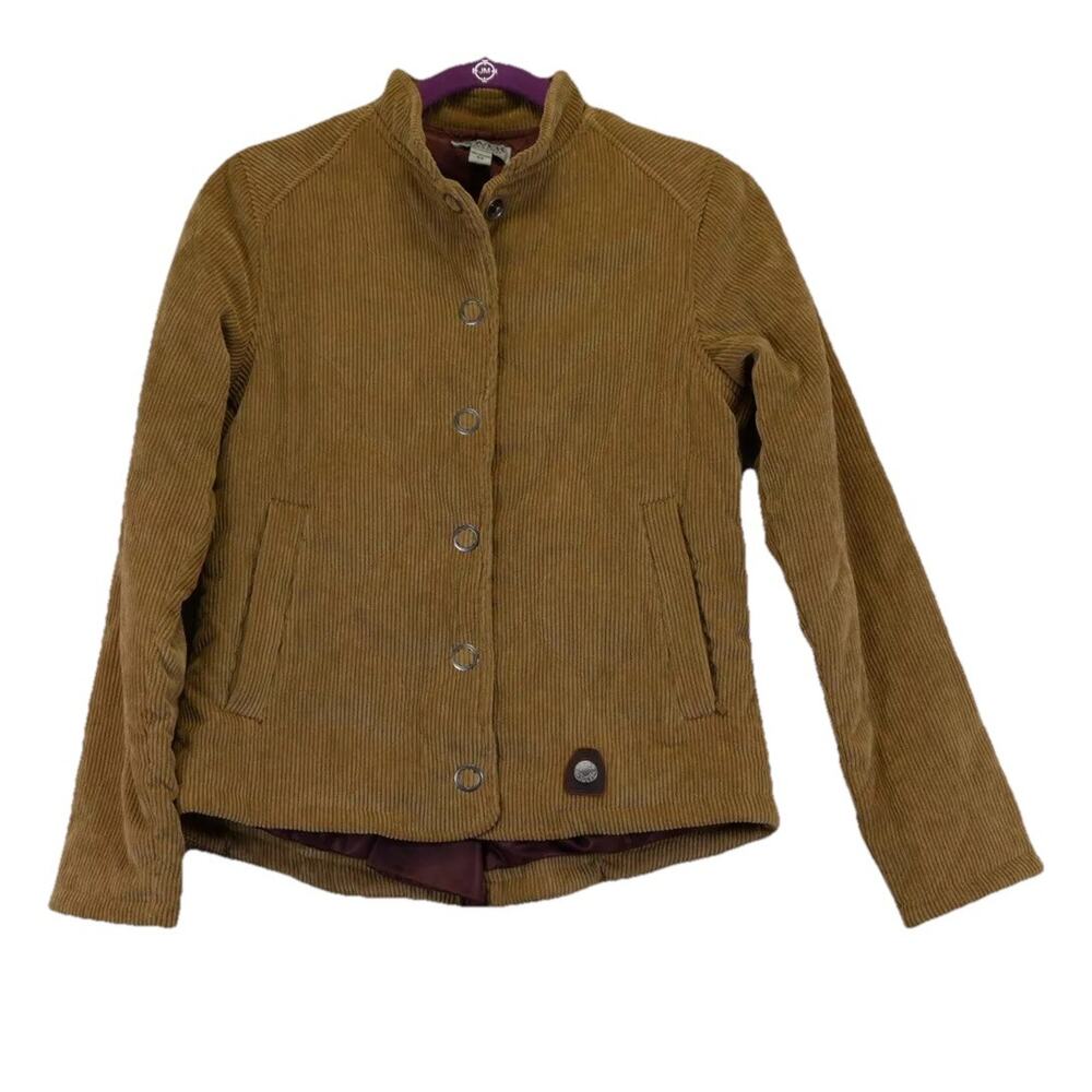 Dover Saddlery Kendall Womens Jacket Corduroy Brown Equestrian Preppy